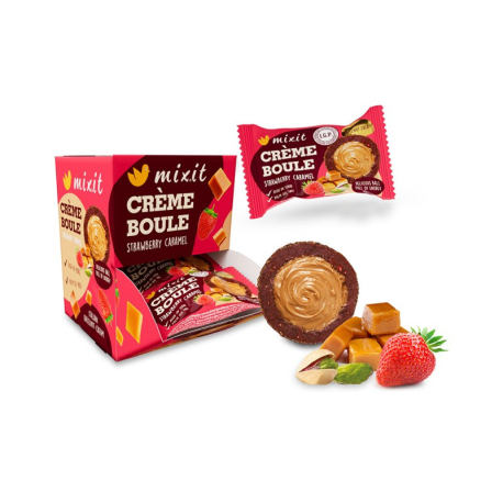 Creme boule strawberry caramel 1ks Mixit