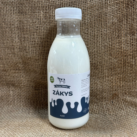 Farmářský smetanový zákys z Těšan 0,5L (pet)